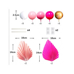 Topper BALL BALLONS Tortenaufleger