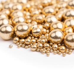 Posypka Słodki Bufet Old Gold PEARL CORE Złote perełki miks 90g