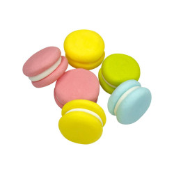 Sugar decoration Pastel Macaroons 6 pcs.