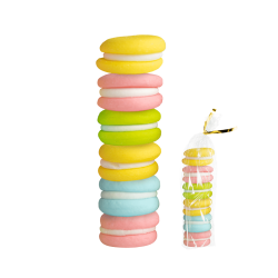 Sugar decoration Pastel Macaroons 6 pcs.