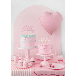 Topper Happy Birthday Acryl złoty