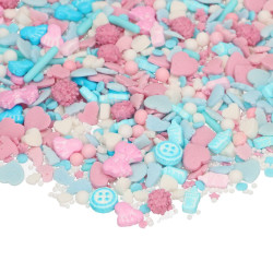 Posypka MAKARONIKI SREBRNE 300 g Decor