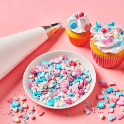 Posypka MAKARONIKI SREBRNE 300 g Decor