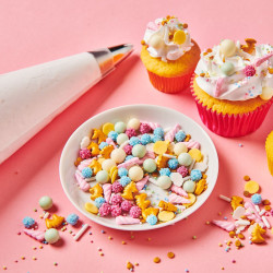 Posypka MAKARONIKI SREBRNE 300 g Decor