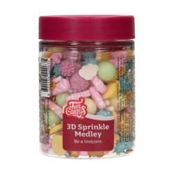 Posypka MAKARONIKI SREBRNE 300 g Decor