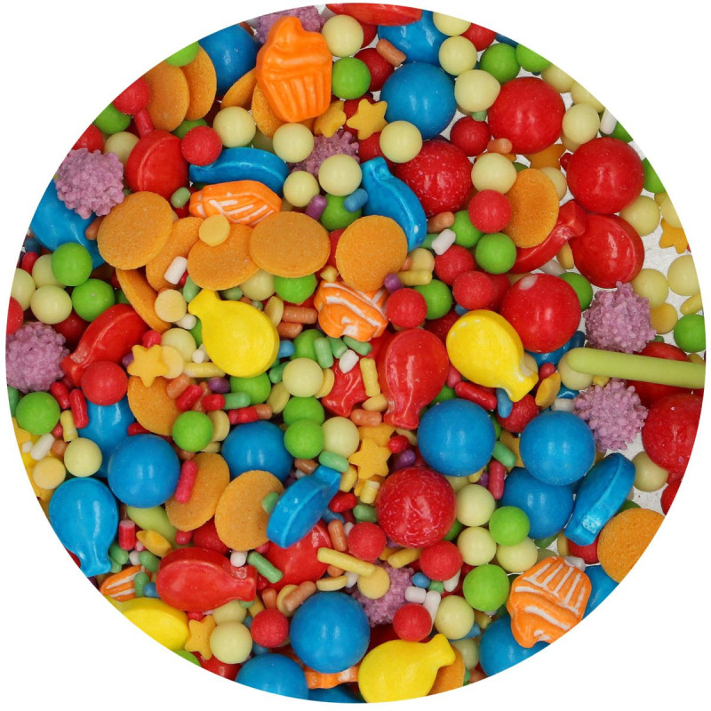 FC Birthday Bash sprinkles 70g balloons