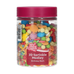 Posypka MAKARONIKI SREBRNE 300 g Decor