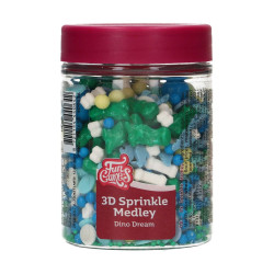 Posypka MAKARONIKI SREBRNE 300 g Decor