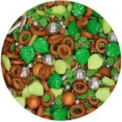 Posypka MAKARONIKI SREBRNE 300 g Decor