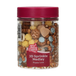 Posypka MAKARONIKI SREBRNE 300 g Decor
