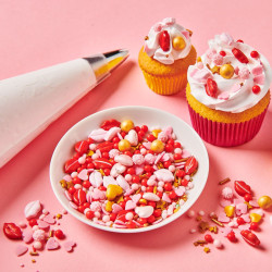 Posypka FC Secret Valentine 70g serca usta