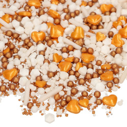 Posypka FC Wedding Bells 70g serca diamenty