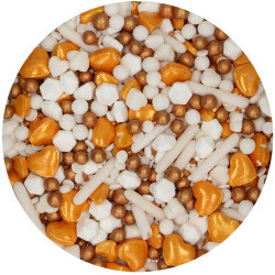 Posypka FC Wedding Bells 70g serca diamenty
