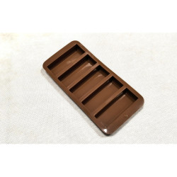 Deep silicone mold Bars 5 slots 9x3 cm Dubai