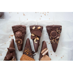 Forma silikonowa LODY TRÓJKĄTNE 4 gniazda Cakesicles