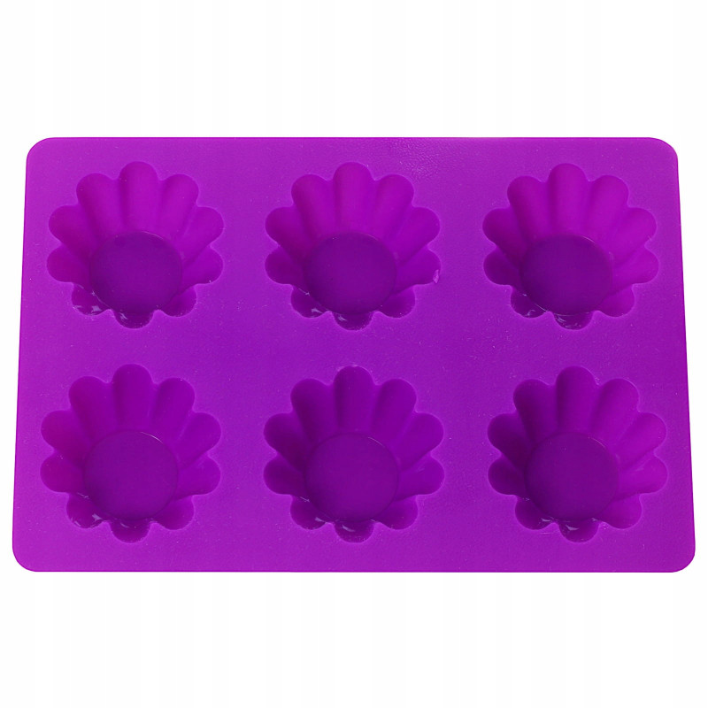 Silicone baking mold for muffins, muffins, 6 slots