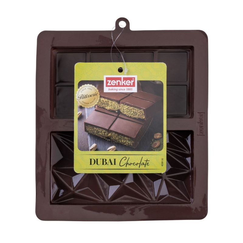 Silicone mold CHOCOLATE BOARD Deep Dubai 2 slots