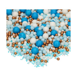 FC sprinkles WHITE/Blue soft pearls