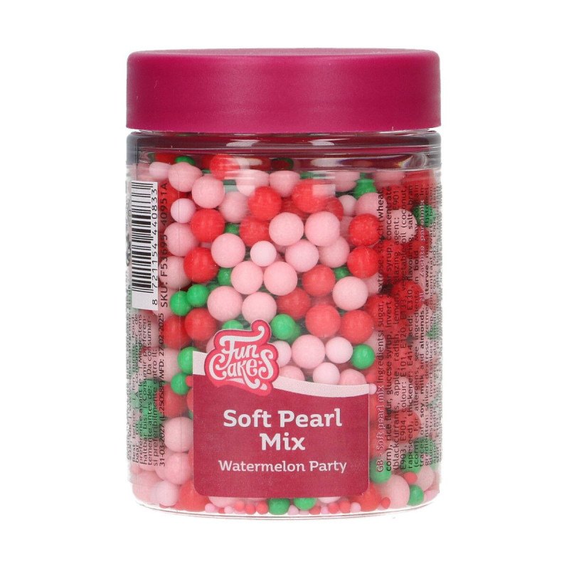 FC posypka Soft perličky Mix Watermelon Party 80g vodní meloun