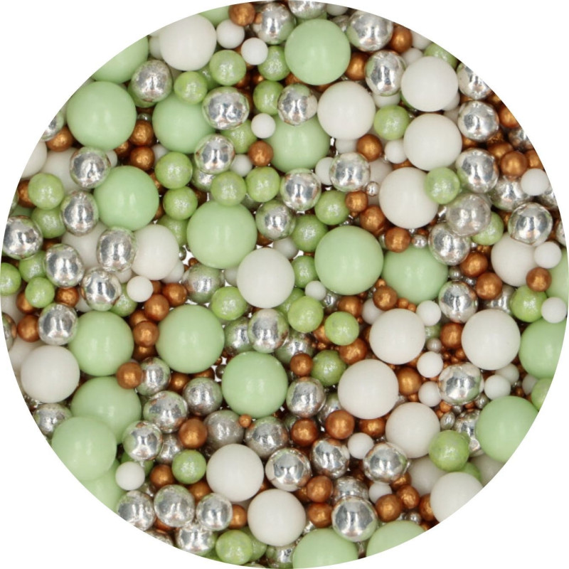 FC sprinkles WHITE/Blue soft pearls