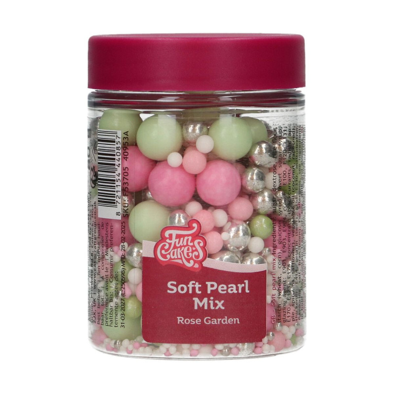 Posypka FC Perełki Miękkie Miks Rose Garden 80g