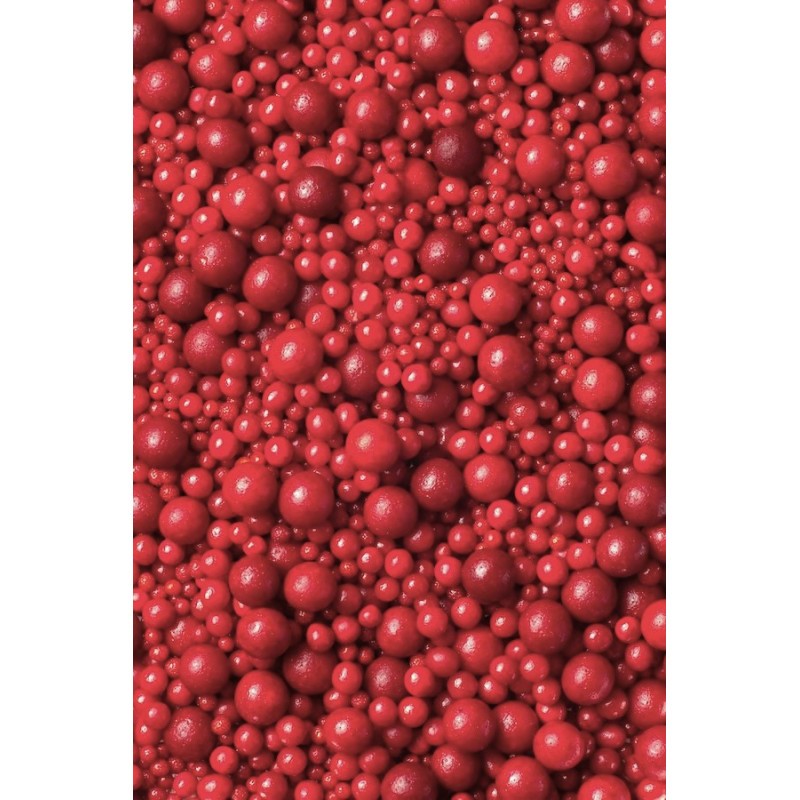 Posypka Sweet perełki CZERWONE 50g