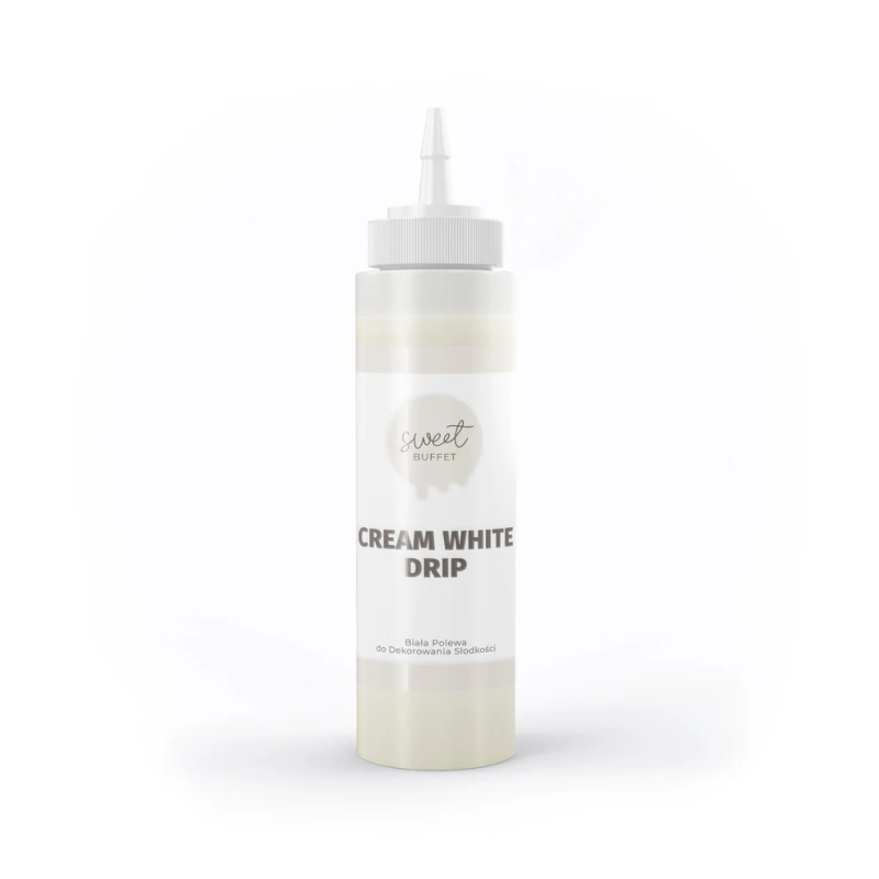 Słodki Bufet Cream White Drip Topping 300g