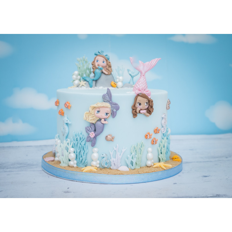 Katy Sue Seahorse silicone mould 4 designs