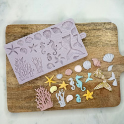 Katy Sue Seepferdchen Silikonform 4 Designs
