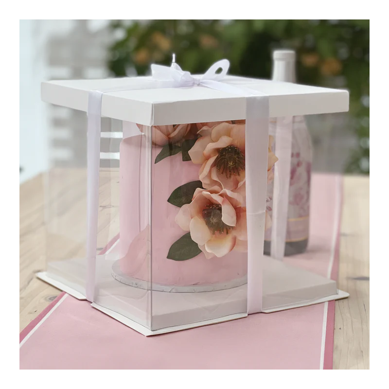 Cake packaging 30x30x25 cm Pearl high box