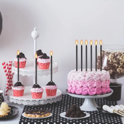 Świeczki Wilton 12 szt. ZŁOTE