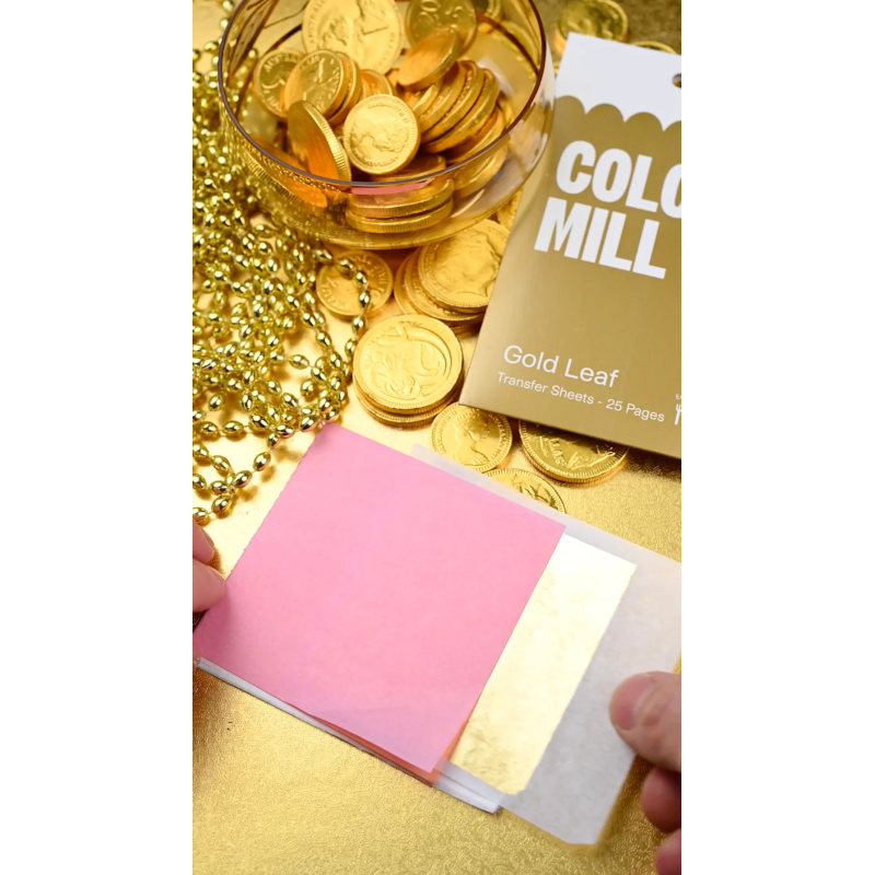 LISTEK ZŁOTA Colour Mill Złoto jadalne w listku 5 sztuk