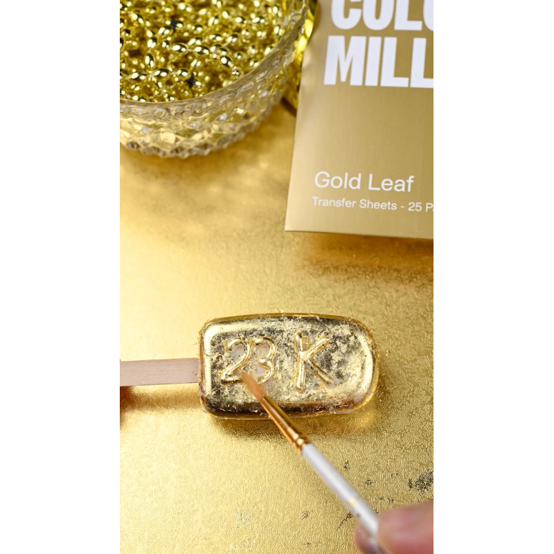 LISTEK ZŁOTA Colour Mill Złoto jadalne w listku 5 sztuk