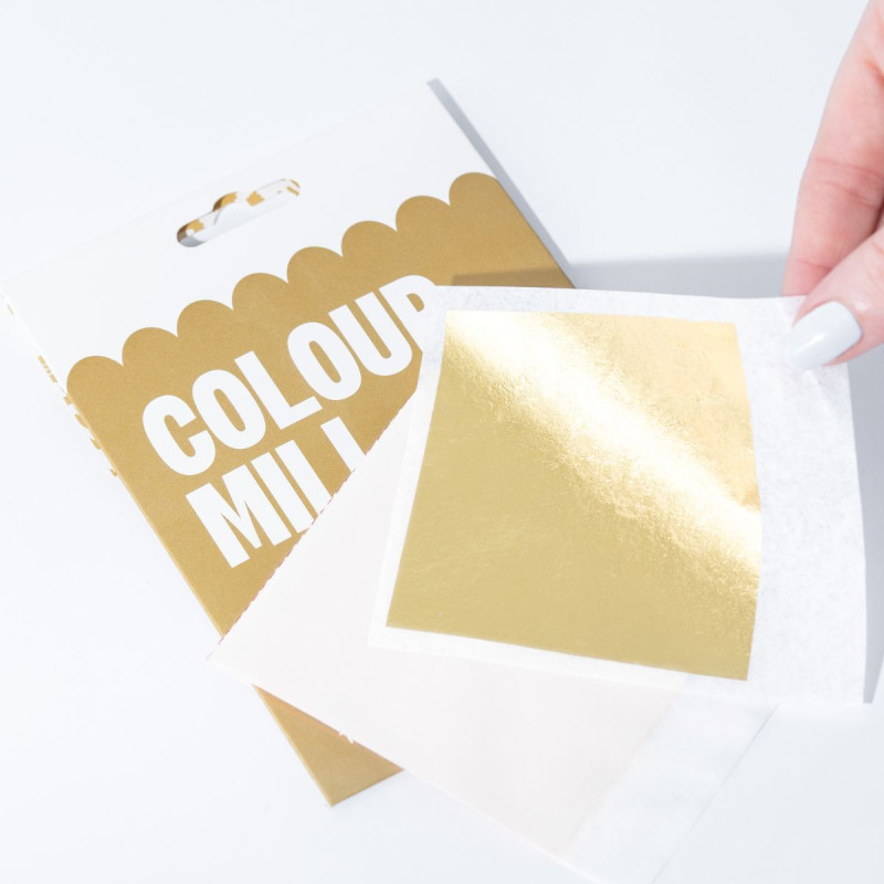 LISTEK ZŁOTA Colour Mill Złoto jadalne w listku 5 sztuk
