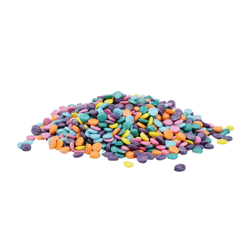 Posypka Slado confetti kolorowe kółka 50g