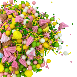 Decora Sugar EYES Dekorationen 3 Größen 30 Stk.