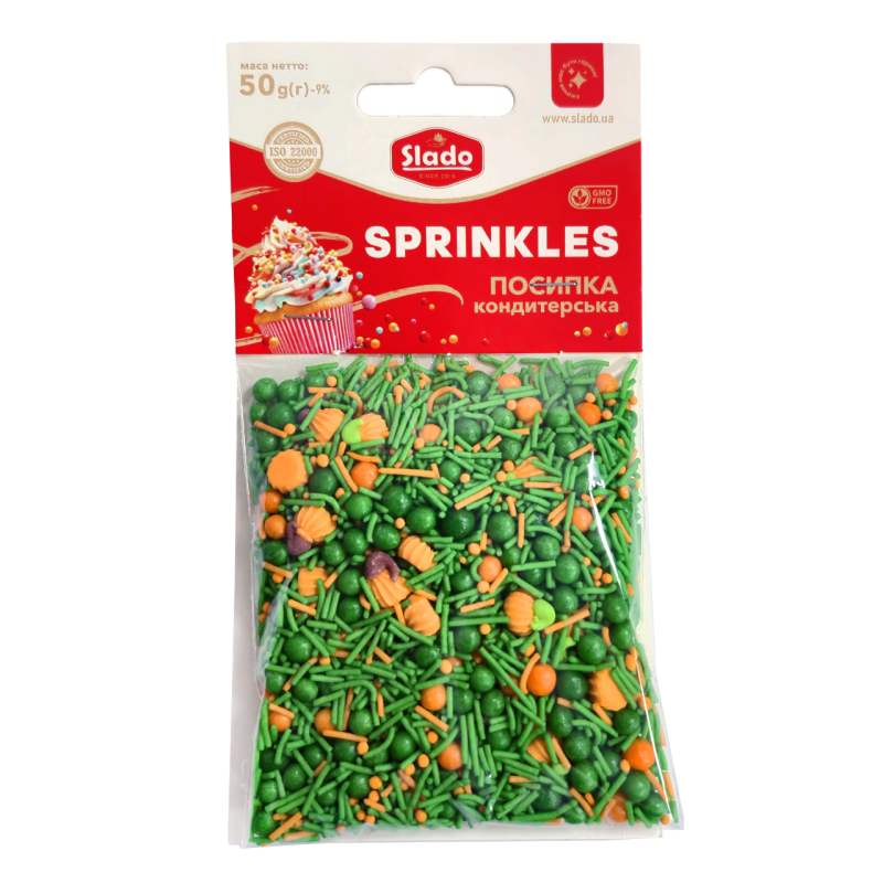 Posypka Slado perełki Dynie 50g Halloween