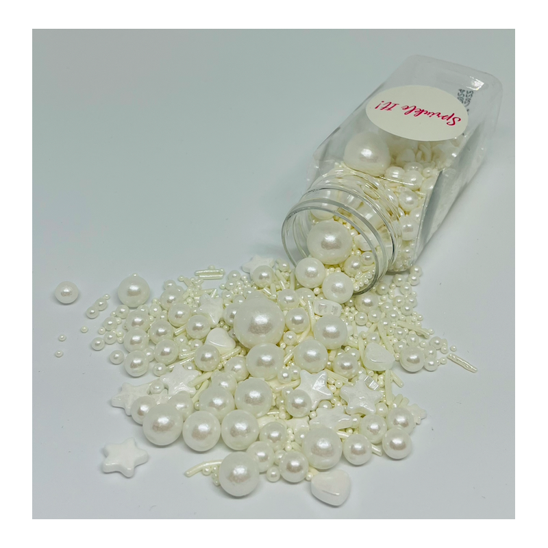 Posypka Sprinkle It! Lovely White 50g biała