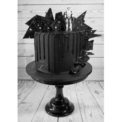 Podkład pod tort MASONIT 40 cm Czarny MDF