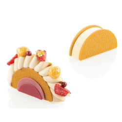 Forma silikonowa 3D Rainbow Tacos Silikomart 16 gniazd +...