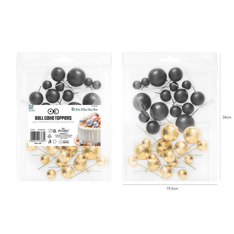 Topper BALL BALLONS Tortenaufleger