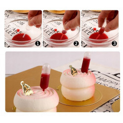 Pipetki do deserów PODŁUŻNE 4 ml x 20 szt. pipety