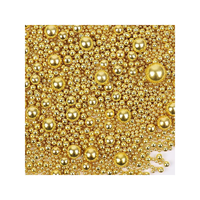 Posypka Sprinkle It! Bubbles Gold 50g złota