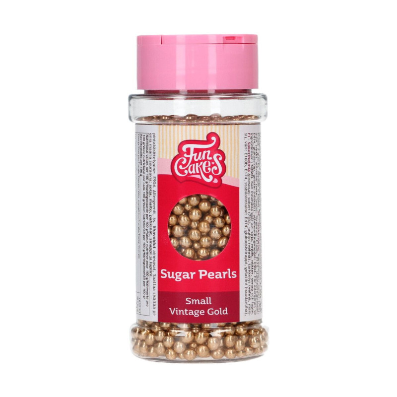 FC Schokoladenkugeln GOLD mittel 6 mm