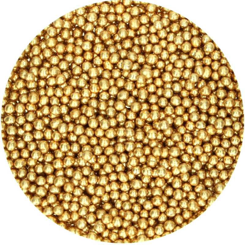 FC Schokoladenkugeln GOLD mittel 6 mm