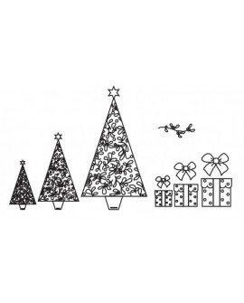 Wykrawaczka Patchwork Cutters NOWOCZESNA CHOINKA вырубка подарокy