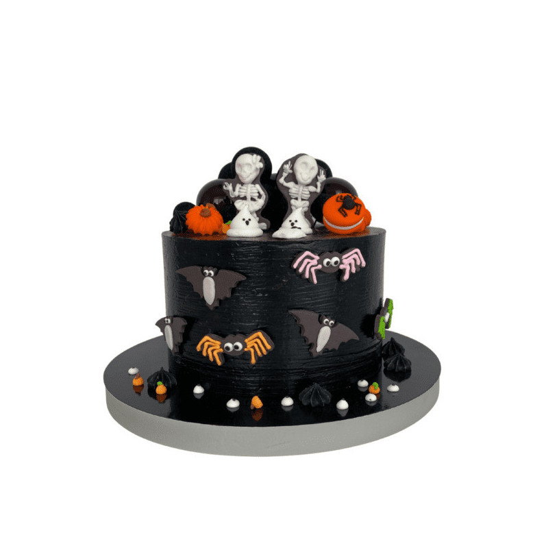 Slado Spinnen Fledermäuse Halloween Zuckerdekoration