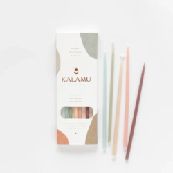 Kalamu Standard Slim Pastele II candles 15 cm 10 pieces