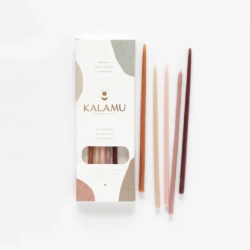Kalamu Standard Slim Boho Pink Kerzen 15 cm 10 Stück