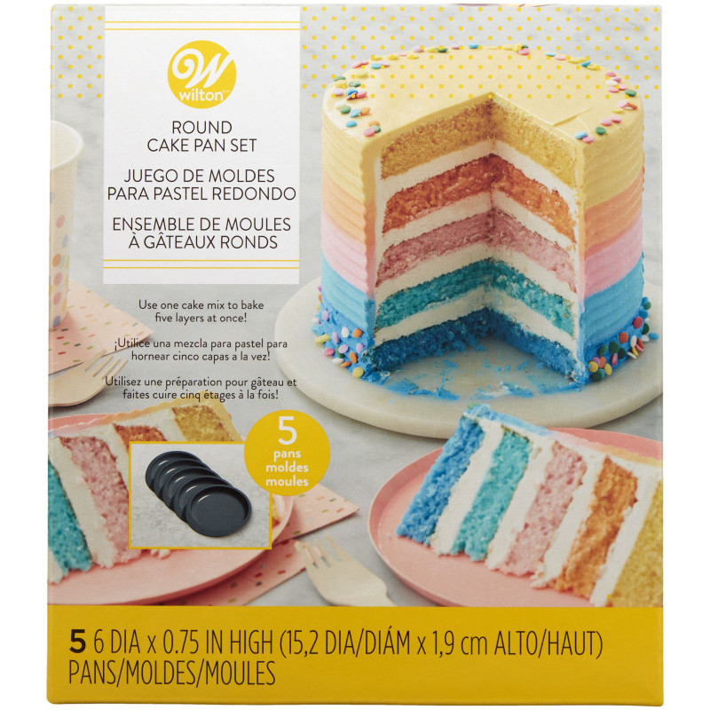 Zestaw 4 form do pieczenia Wilton TORT WARSTWOWY 20 cm